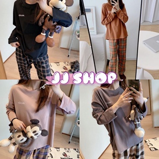 JJ Shop​💜​พร้อมส่ง ชุดนอน เสื้อแขนยาว+กางเกงขายาว น่สรักสไตล์​เกาหลี​ "DX-SY-8720​/8721" 07