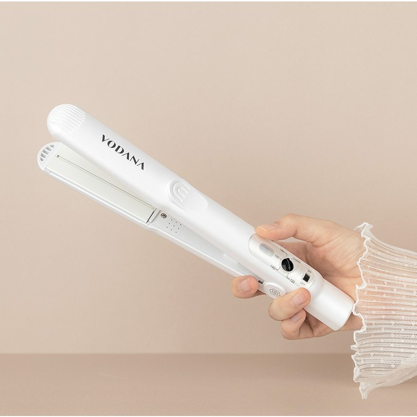 ( พร้อมส่ง ) Vodana Soft bar Flat iron สี White Gray เครื่องหนีบผม เคลือบอย่างดี หนีบลื่นไม่กินผมและ
