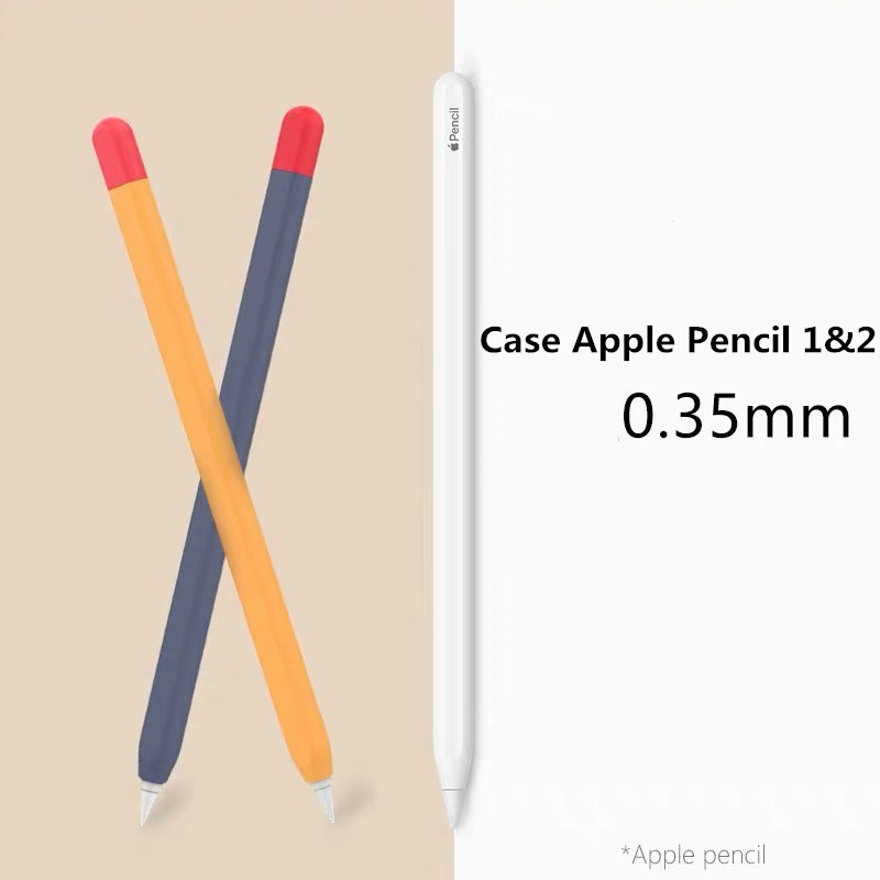พร้อมส่งจากไทย!เคสสำหรับ Apple Pencil1&amp; 2 Case เคสปากกาซิลิโคน ดินสอ ปลอกปากกาซิลิโคน เคสปากกา2 สี