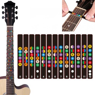 สติ๊กเกอร์ Fretboard Note สำหรับกีต้าร์ Fretboard