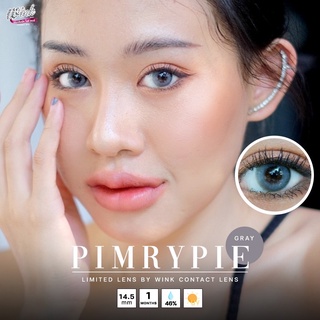 คอนแทคเลนส์ Wink Pimrypie Gray // Brown