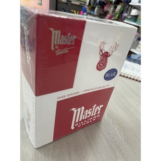 ยกกล่อง 144 ก้อน ชอล์ก ฝนหัวคิว Master ตรากวางมาสเตอร์ Trian…