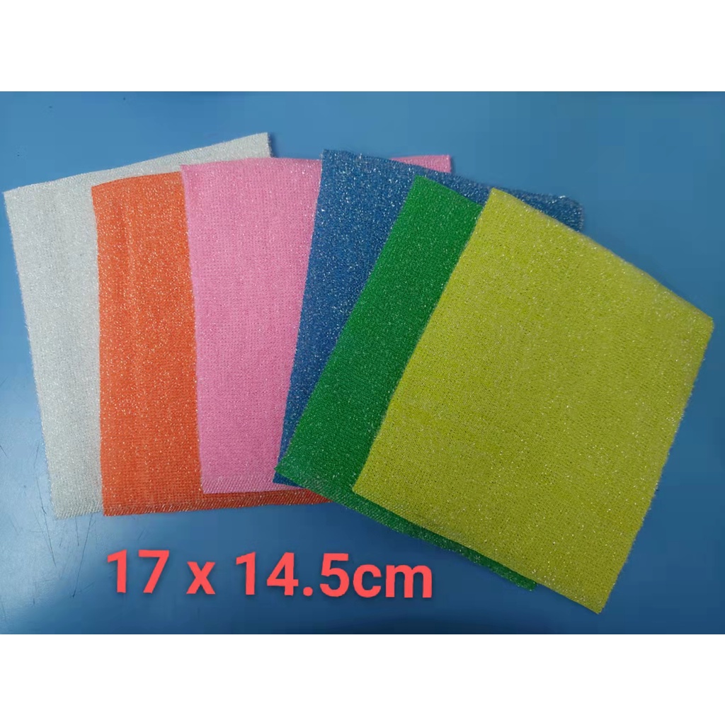 1 ชิ้นทนทานจานซักผ้าฟองน้ําขัด/Span Cuci Pinggan/洗棉/Clean เครื่องมือห้องครัว