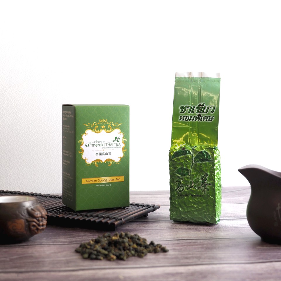 ชาเขียว ชาเขียวอูหลงเกรดพิเศษ ขนาด 200 กรัม