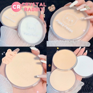 CRYSTAL RABBIT พาเลทแป้งเซ็ทหมี ไม่ง่ายที่จะถอดคอนซีลเลอร์แต่งหน้าติดทนช่วยให้ผิวกระจ่างใส