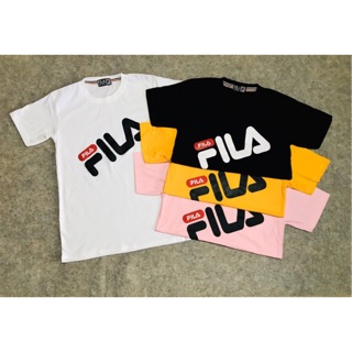 TS001 เสื้อยืดสกรีนลายFila