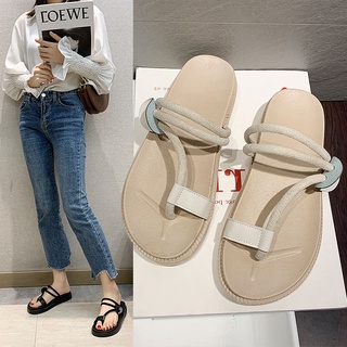 Slipper Summer Flat -Bottomed toe jurnatile students รองเท้าผู้หญิง