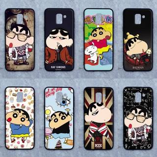 เคส Samsung  J6 ลายชินจัง  ขอบนิ่มหลังแข็ง เคสมือถือ เคสโทรศัพท์ Case