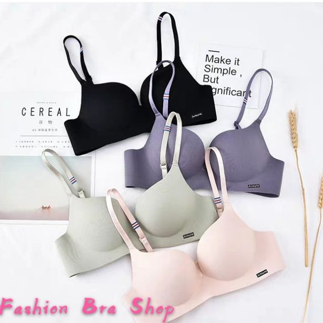 Jutsyle bra ชุดชั้นใน ฟองหนาเกี่ยวกับ3cm สุดฮิตตลอดกาล Bra !! เสื้อในไร้ขอบ ไร้โครง ฟองนุ่มสุดๆ