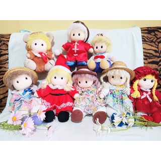 (พร้อมส่ง) ตุ๊กตาเด็กหน้าโฟมวินเทจ ตุีกตาวินเทจ ตุ๊กตาเด็กแต่งตัว ตุ๊กตาเด็กผู้หญิงมือสอง ตุ๊กตาลิขสิทธิ์แท้  ตุ๊กตาผ้า
