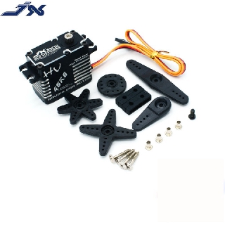 เกียร์เหล็ก jx bls - hv 7146 mg 48 kg brushless standard servo 7 . 4 v 0 . 1 วินาทีกันน้ําสําหรับรถยนต์ rc