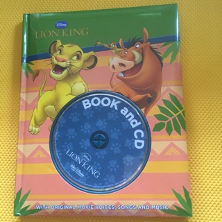 LION KING•book +cd ปกนวมมือสอง -ak1