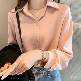 ใหม่ เสื้อชีฟองผู้หญิง เกาหลีแฟชั่น เสื้อชีฟอง ถูกที่สุด เสื้อชีฟอง