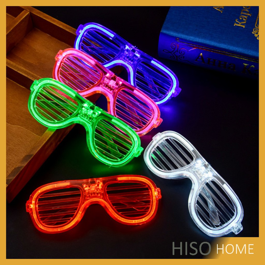 แว่นLED แว่นตาเรืองแสง ของเล่นเด็ กเรืองแสง แว่นตาเรืองแสง แว่นตาเรืองแสง คริสต์มาส Luminous glasses