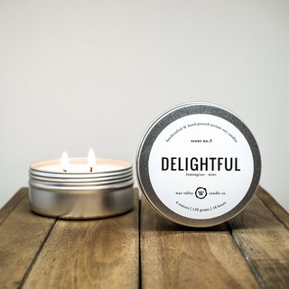 WAX VALLEY CANDLE &amp; CO. : No.5 DELIGHTFUL BLEND TRAVEL TIN