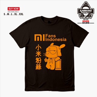 เสื้อยืด ลาย Indonesian Fans Mi Mobile Shirtสามารถปรับแต่งได้