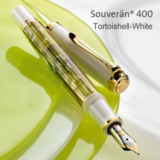 Pelikan M400 Tortoiseshell-White