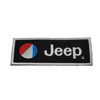 [ตัวรีด เย็บได้] JEEP ป้ายติดเสื้อ logo Embroidered Sew Iron On Patches Badge