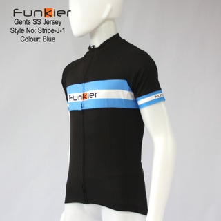 เสื้อจักรยานแขนสั้นผู้ชาย Funkier รุ่น Stripe