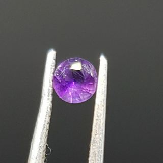 Amethyst Geniune Gemstone (Round Shape) Color AAA