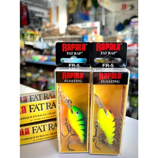 เหยื่อปลอม RAPALA FAT RAP FR-5 ปลาปลอม ราพาล่า ขนาด 5 cm. 2"/ 8g.