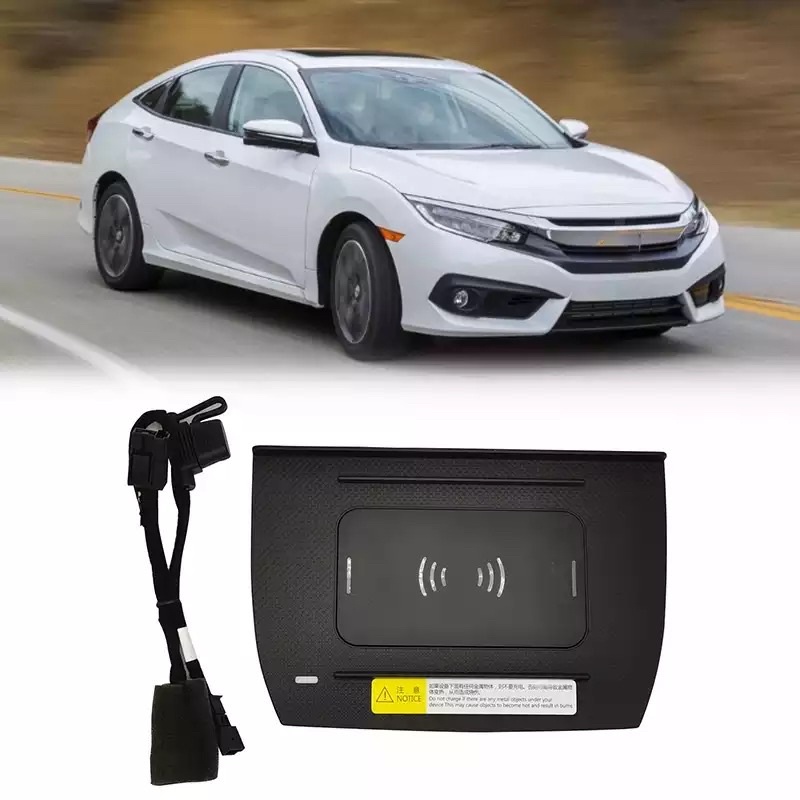 Car Wireless Charger Mobile Phone Charging Plate Honda Civic FC/FK 2016-2020