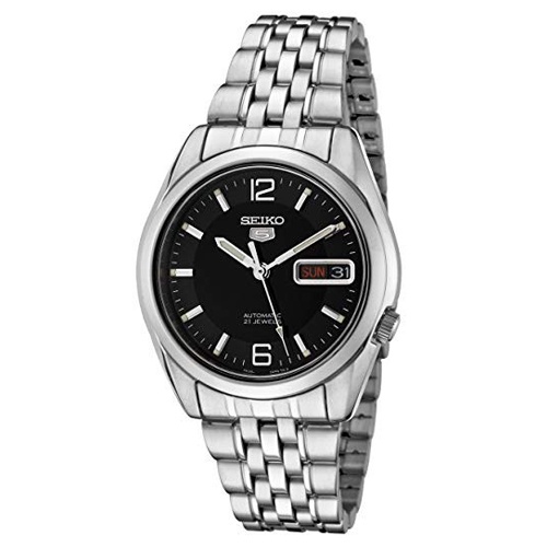 Seiko 5 Sport Automatic นาฬิกาข้อมือผู้ชาย สายแตนเลส สีเงิน รุ่น SNK393,SNK393K,SNK393K1