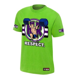 ﹊∏Wwe John Cena Cenation Respect Lime Tee 100% Cotton MenS T-Shirt Birthday Gift