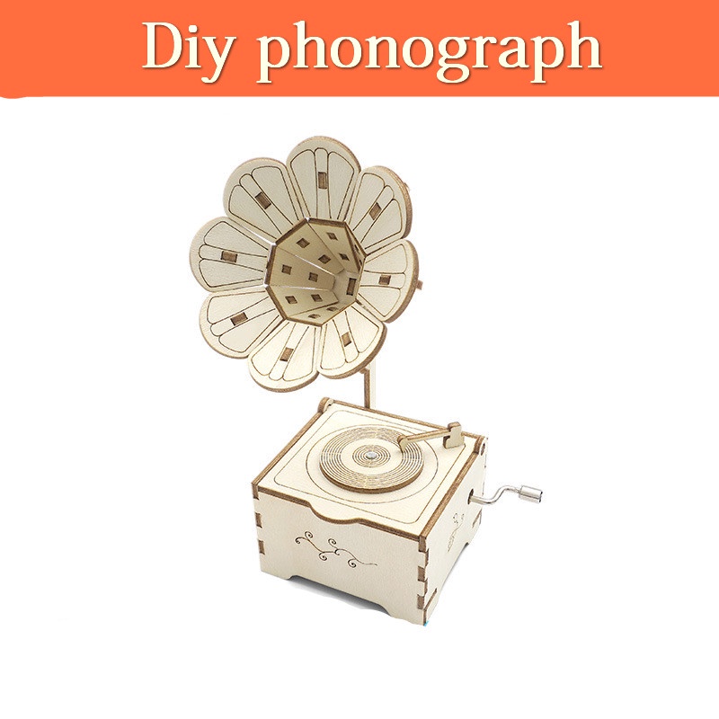 กล่องดนตรี กาวครีม แฮนด์เมด DIY ของเล่นเสริมการเรียนรู้เด็ก