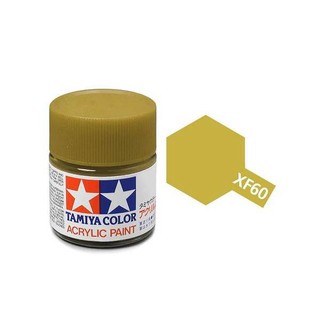 สีสูตรน้ำ TAMIYA XF-60 Dark Yellow (10 ml)