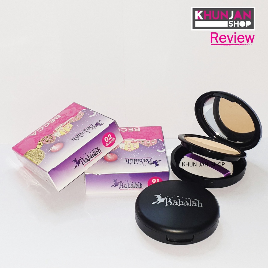 Babalah บาบาร่า แป้งเค้กทูเวย์ ผสมรองพื้น 2 Way ตลับจริง 7g.และ 14g ...