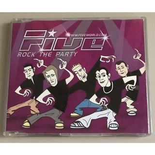 ซีดีซิงเกิ้ล ลิขสิทธิ์ มือ 2 สภาพดี...179 บาท “Five” ซิงเกิ้ล "Rock the Party" แผ่นหายาก