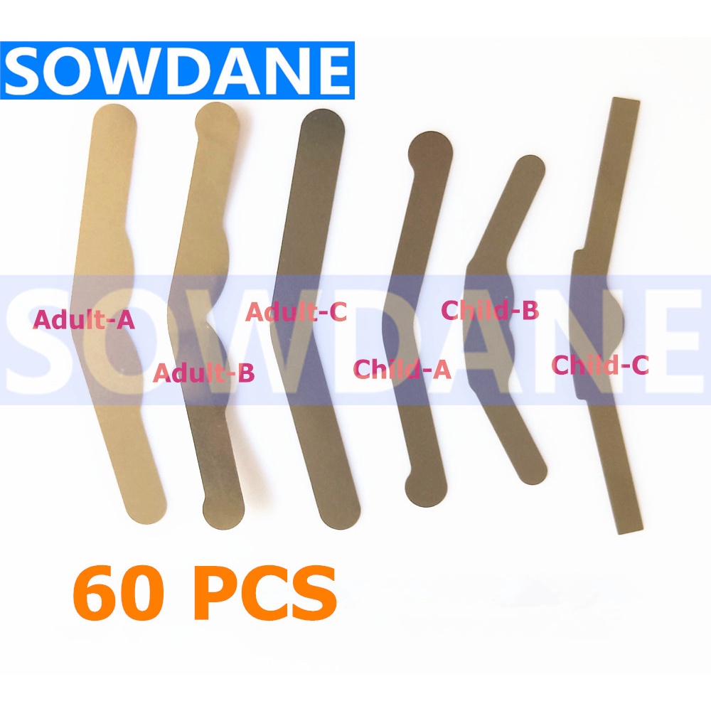 60 pcs Dental Material Matrices Dental Matrix Bands Easy use Composites Stainless Steel Matrix Bands