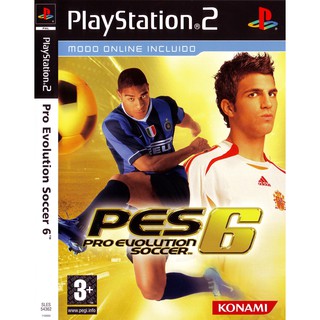 แผ่นเกมส์ PES 6 PS2 Playstation 2 คุณภาพสูง ราคาถูก