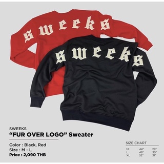 SWEEKS FRE SWEATER (BLACK/RED)