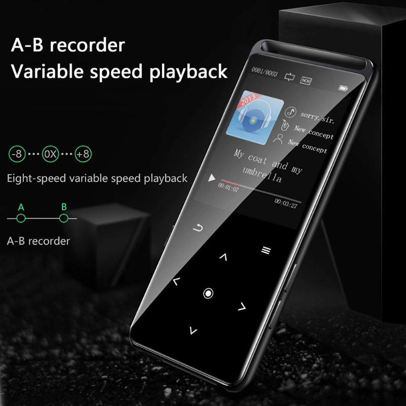thumbnail image 2 of MP3 MP4 Music Player With FM Radio - 30 Hour Battery, Supports 64GB TF Card (Blue) 2 of 13