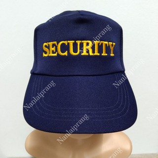 หมวกแก๊ป SECURITY สีกรม