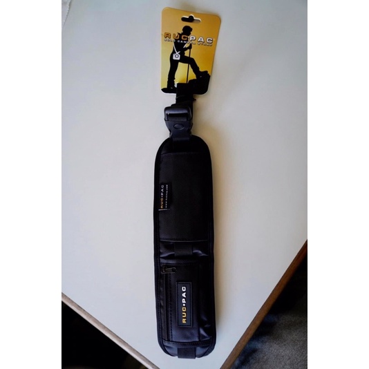RucPac Slide Camera Strap – Verstellbarer Kameragurt | Schwarz | Für Nikon & Canon | Mit Rutschfester Silikon-Seite