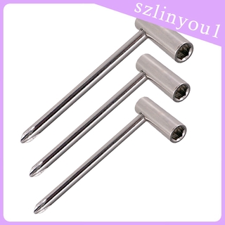 อะไหล่กีต้าร์ประแจ Truss Rod Wrench 7 มม . / 8 มม . / 6 . 35 มม .