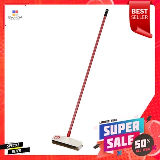 แปรงขัดพื้นทองเหลือง ตราสมอ ซุปเปอร์บิ๊ก 11 นิ้ว สีแดงFLOOR CLEANING BRUSH WITH BRASS BRISTLES ANCHOR SUPER BIG 11IN RED