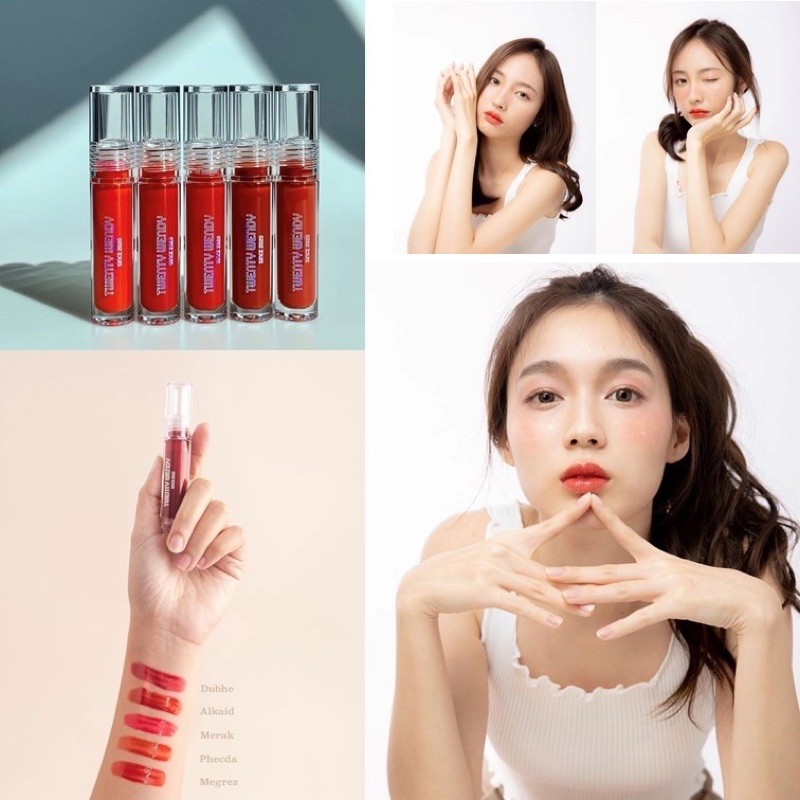 tint twentywendy ลิปทิ้นท์เนื้อฉ่ำวาวสไตล์เกาหลี glasting tint ติดแน่น น้องเลิฟ loverukk พร้อมส่ง‼️
