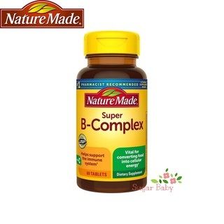 Nature Made Super B Complex 60 Tablets วิตามินบีรวม 60 เม็ด