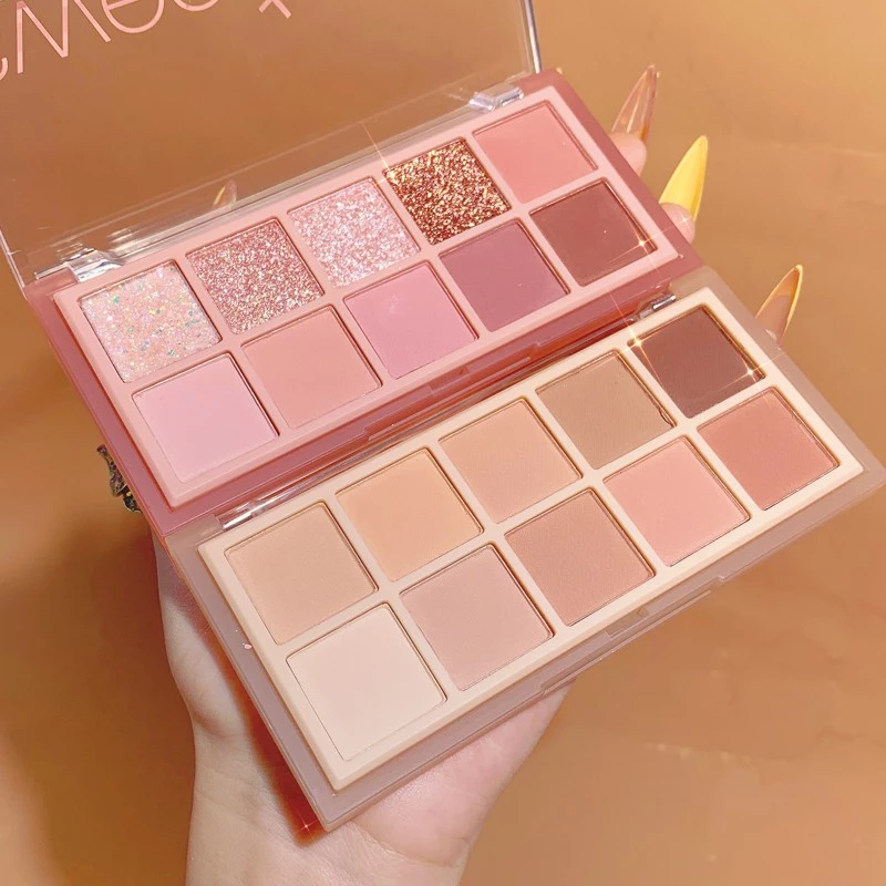 อายแชโดว์พาเลทชิมเมอร์กันน้ํา 10 สี No.Sweetmint 10 สี thumbnail 5