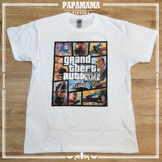 [ GTA ] Grand Theft Auto V DTG tag Gilden แท้100% เสื้อเกม เสื้อวินเทจ papamama vintage shirt