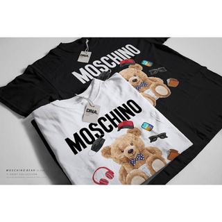 พร้อมส่ง!! เสื้อยืด Oversize คอกลมแขนสั้น ดีเทลลายหมี Moschino Bear