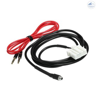 Freew-Aux Audio Cable Female อะแดปเตอร์วิทยุสเตอริโอสำหรับ Mazda 2 3 5 6