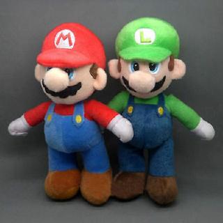 Super Mario Bros. ขนาด 25 ซม. ของเล่นตุ๊กตา Mario and Luigi DOLL Xmas สําหรับเด็ก