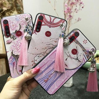 เคสโทรศัพท์มือถือซิลิโคนนุ่มทนทานสําหรับ moto g8 play/one macro bells cover