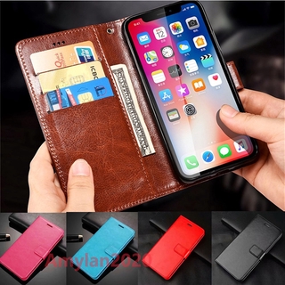 เคสโทรศัพท์มือถือ หนัง Pu แบบพับ มีช่องใส่บัตร สําหรับ ซัมซุง กาแล็กซี่ A51 A71 Note 10 10Plus Plus A20 A30 A50 A30S A50S M20 M30S A7 2018 A7 2017 J7 Pro J7 2015 J7 CORE Mega 2