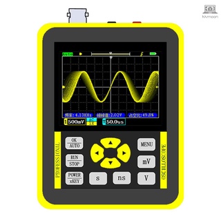 Handheld Mini Digital Oscilloscope with 2.4 Inches Color Screen 120M Bandwidth 500M Sampling Rate for Maintenance and DIY Electronic Test